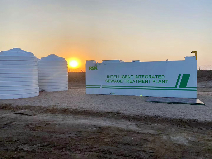 50TPD INTEGREATED SEWAGE TREATMENT PLANT ARRIVED IN IRAQ