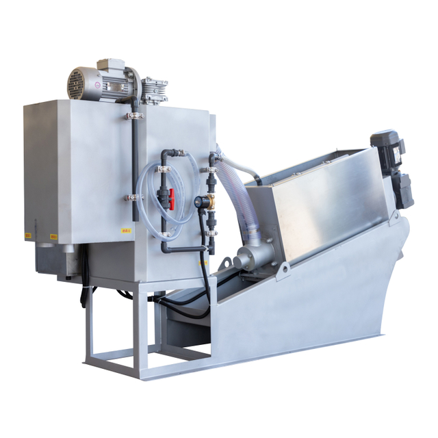 SCREW PRESS SLUDGE DEWATERING PLANT